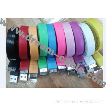 Colorful Flat 3.0 USB Data Cable for Samsung Galaxy Note 3